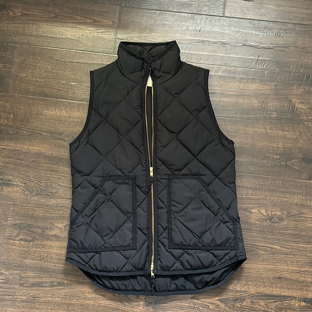 Black JCREW puffer vest